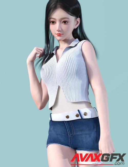 Difa Character and dForce Difa Outfit for Genesis 8 Female(s)