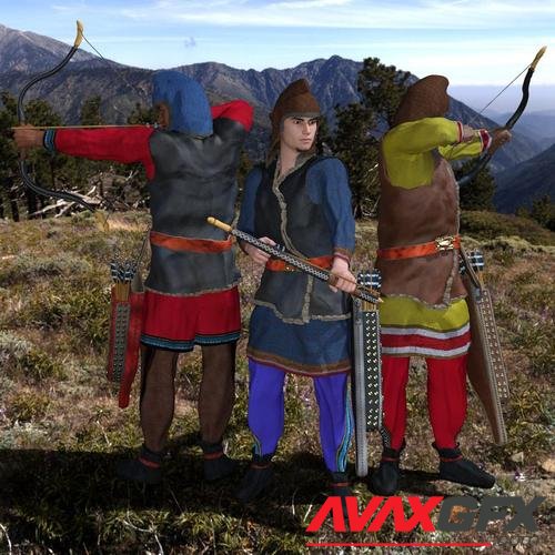 Scythian Archers for Genesis 3 and 8