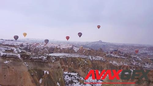 MotionArray – Aerial Of Hot-air Balloons In Cappadocia 1018961