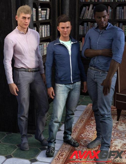 Casual Outfits for Genesis 8 Male(s)