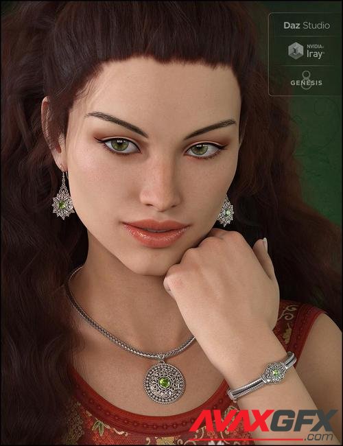 Bali Jewelry for Genesis 8 Female(s)