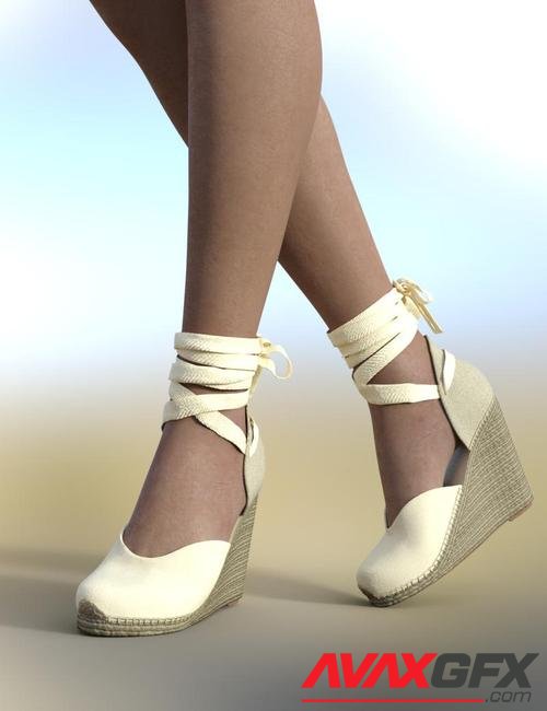 Espadrilles for Genesis 8 Female(s)