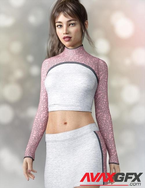 dforce Rabble-Rouser Outfit for Genesis 8 Female(s)