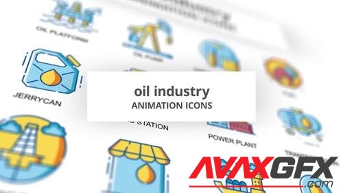 MotionArray – Oil Industry - Animation Icons 968992