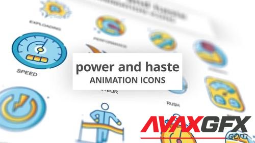 MotionArray – Power & Haste - Animation Icons 968994