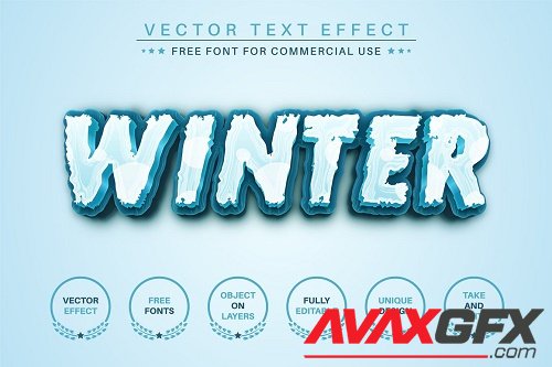 Winter - Editable Text Effect - 6500207