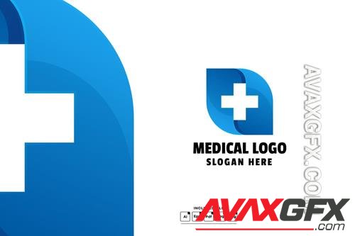 Medical Gradient Colorful Logo Template