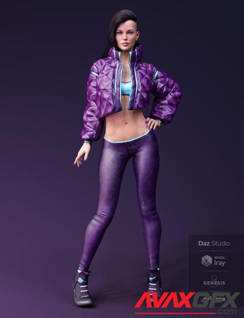 X-Fashion Street Dancer Outfit for Genesis 8 Female(s)