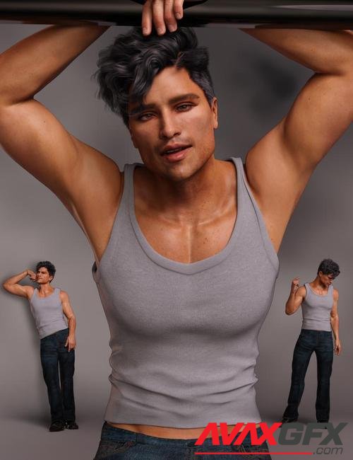 Chill Poses and Expressions for Genesis 8 Male