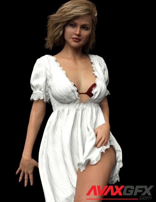 Hallie HD for Genesis 8 Female