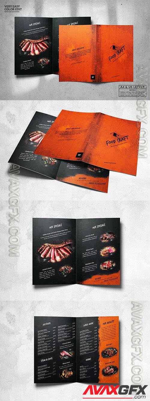 Multipurpose Food Menu Design A4 & US Letter XPEW6VX