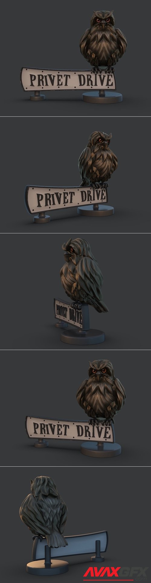 Privet drive sign – 3D Printable STL