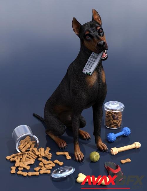 Chew Time Props for Daz Dog(s) 8