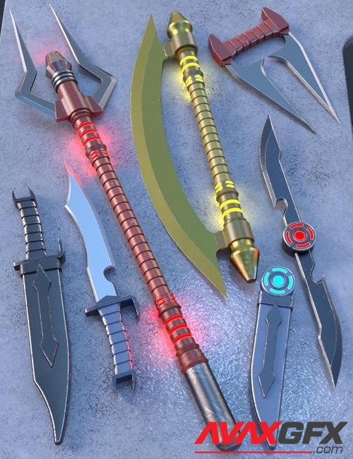 Dark Sci-fi Weapons
