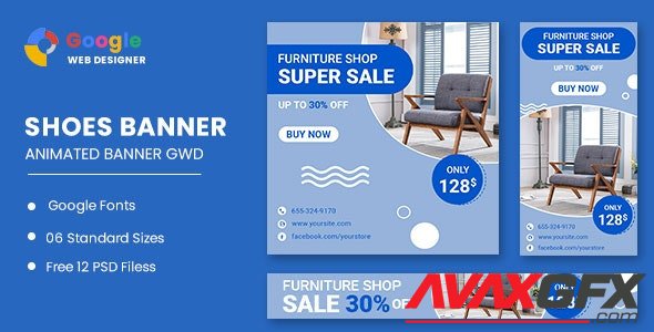 CodeCanyon - Furniture Sale HTML5 Banner Ads GWD v1.0 - 33791842