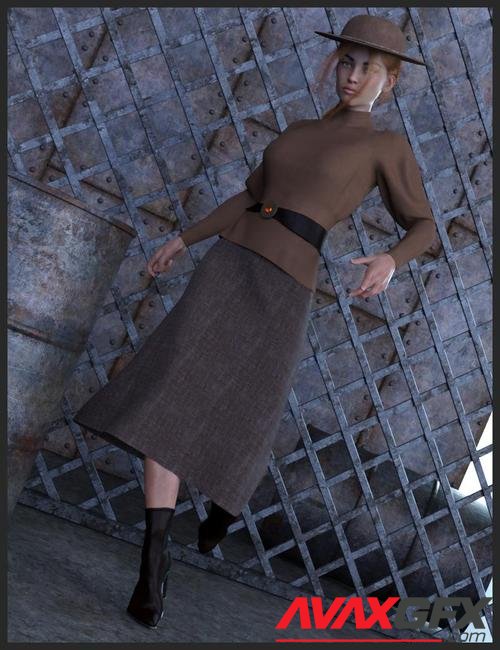 dForce Modern Romantic Outfit Textures