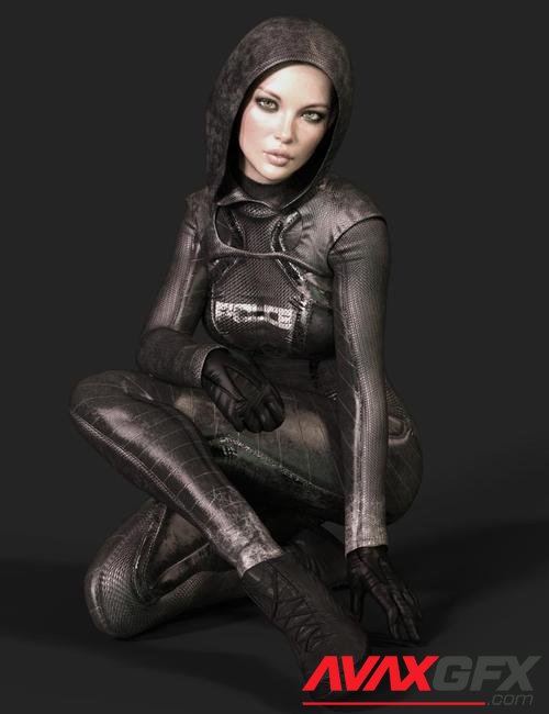 X-Fashion dForce Police Outfit for Genesis 8 Female(s)