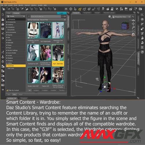 JDS Daz Studio Smart Content Pack X