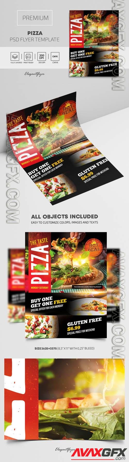 Pizza Premium PSD Flyer Template