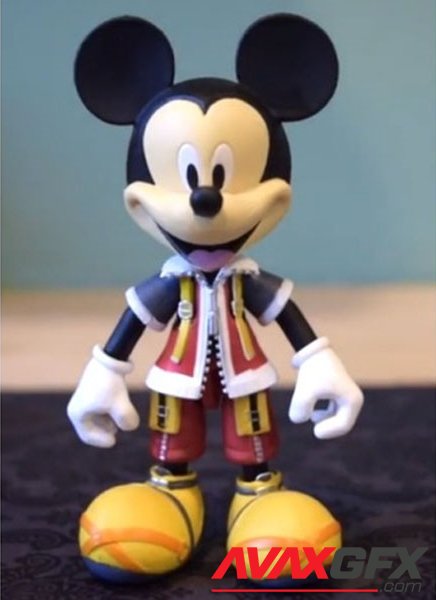 Kingdom Hearts Mickey Mouse – 3D Printable STL
