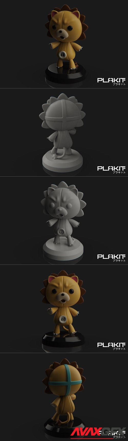 PlaKit Bleach Kon – 3D Printable STL