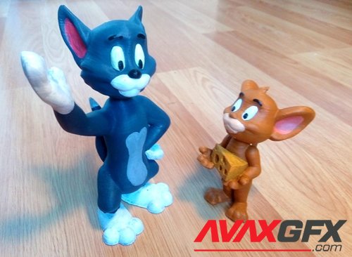 Tom and Jerry – 3D Printable STL