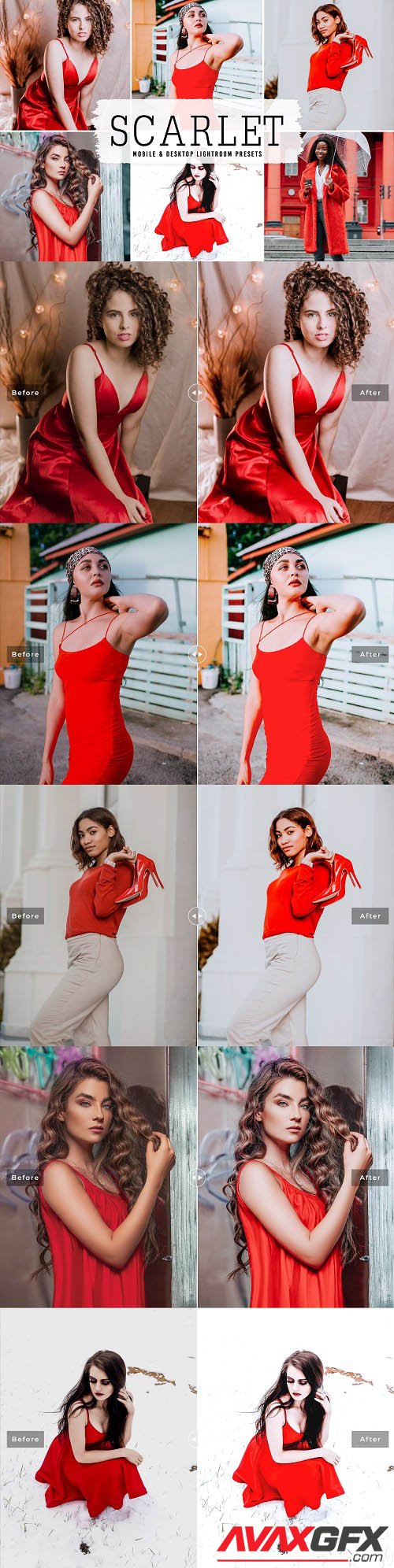 Scarlet Pro Lightroom Presets - 6505044