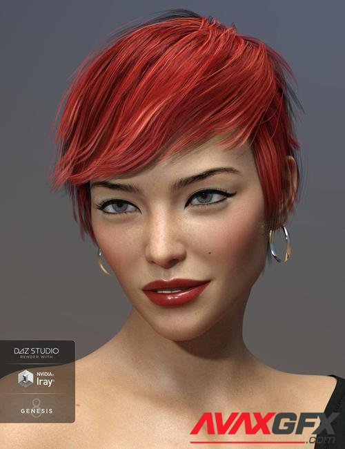 Sam Hair for Genesis 3 and 8 Female(s)