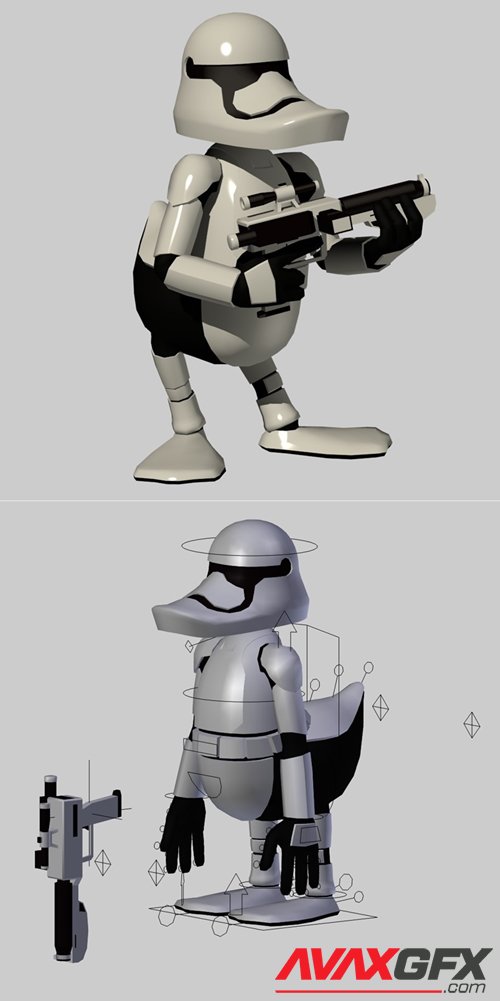 Duck Trooper – 3D Printable STL