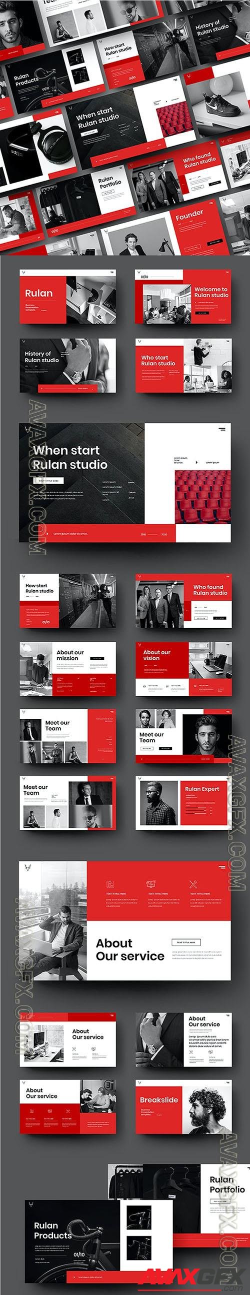 Rulan - Business Powerpoint, Keynote and Google Slides Template