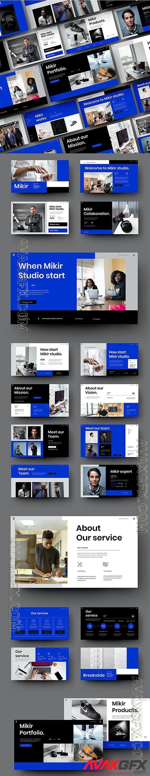 Mikir - Business Powerpoint, Keynote and Google Slides Template