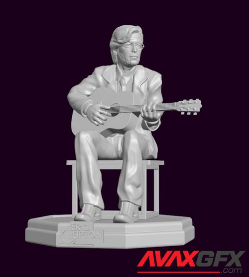 Eric Clapton – 3D Printable STL