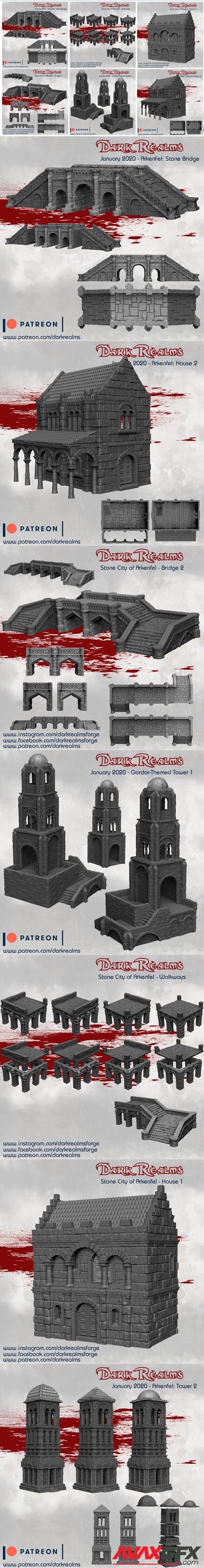 Dark Realms – 3D Printable STL