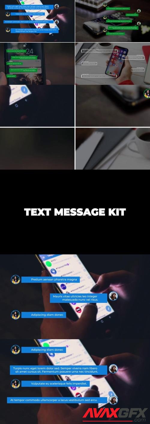 MotionArray – Text Message Kit 482011