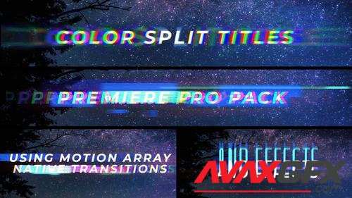 MotionArray – Color Split Titles 316034