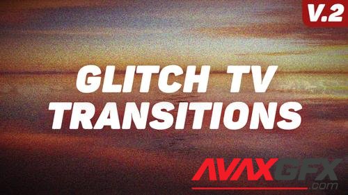 MotionArray – Glitch TV Transitions V.2 415001