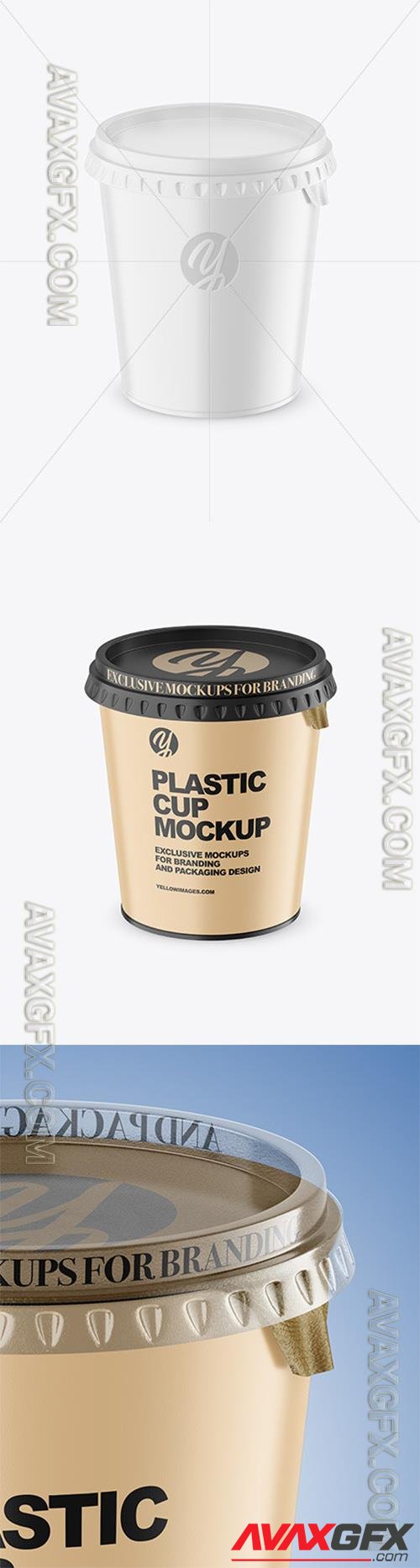 Matte Plastic Cup Mockup 88762 TIF