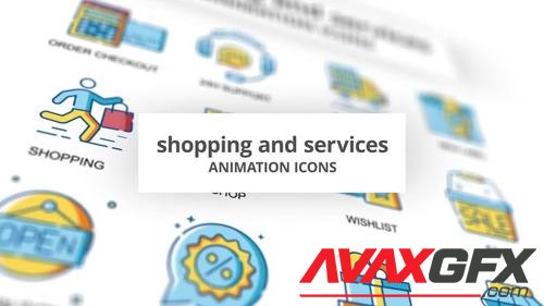 MotionArray – Shopping & Services - Animation Icons 969002