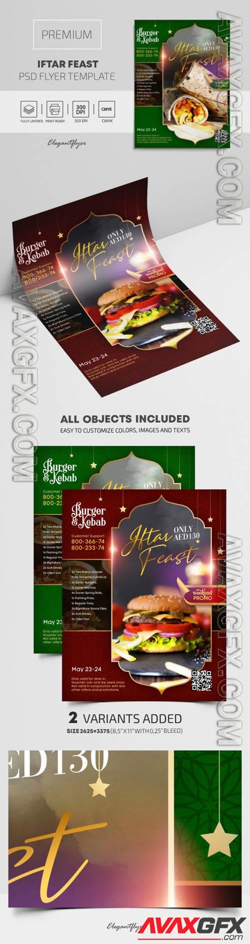 Iftar Feast Premium PSD Flyer Template