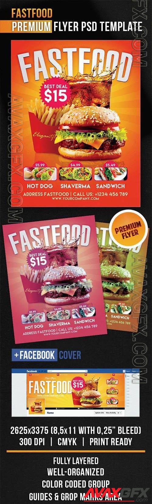 Fastfood Flyer PSD Template