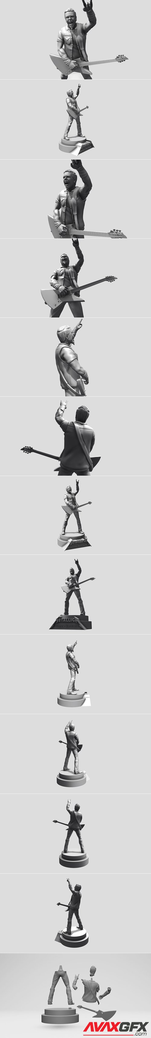 James Hetfield Metallica – 3D Printable STL