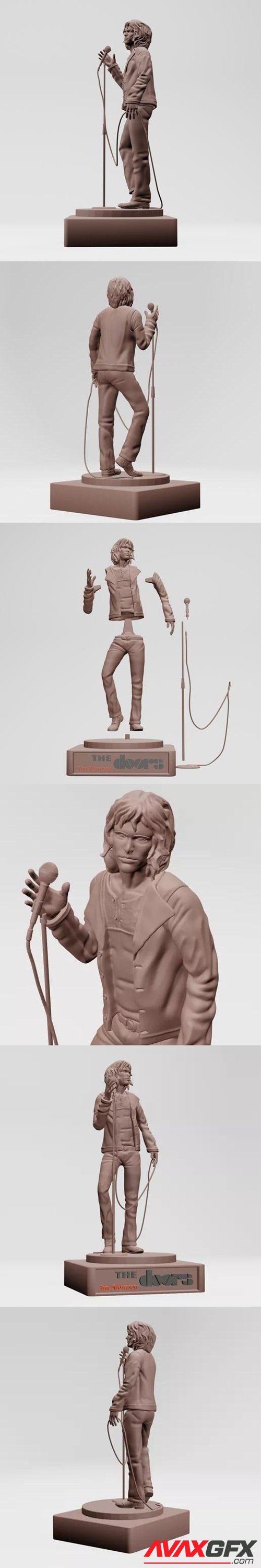 Jim Morrison – 3D Printable STL