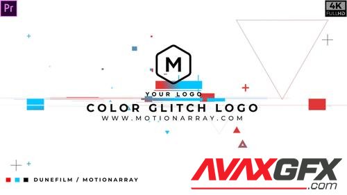 MotionArray – Color Glitch Logo Intro 404371