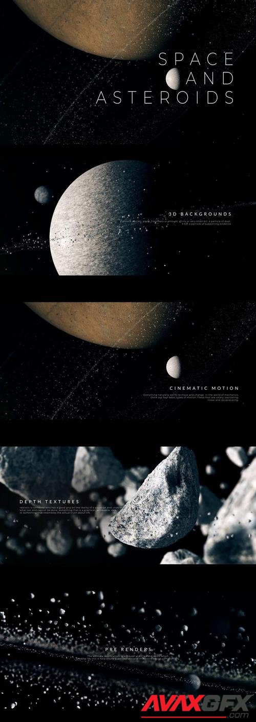 MotionArray – Space And Asteroids 1008426