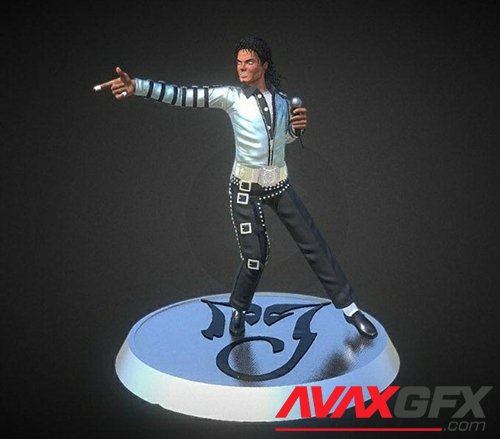 Michael Jackson – 3D Printable STL