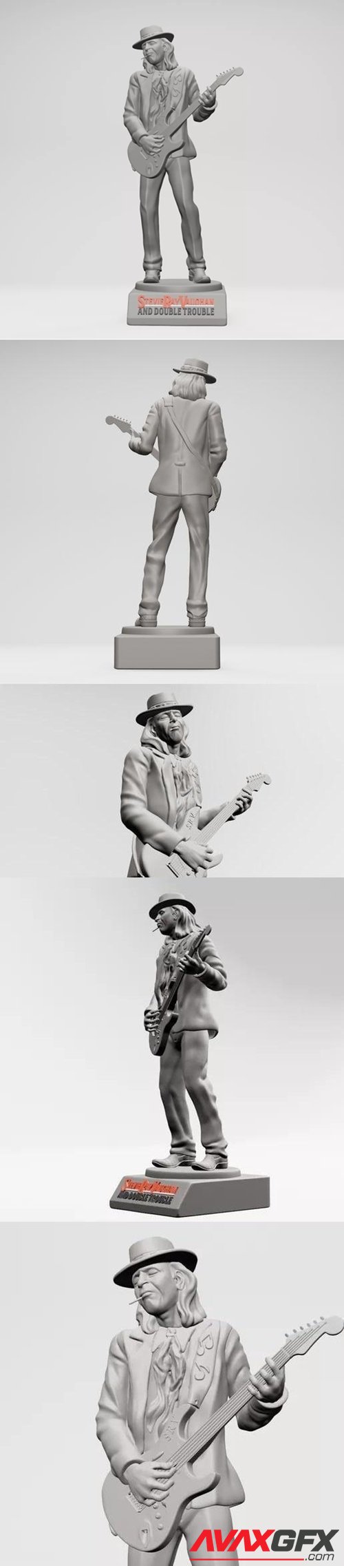 Stevie Ray Vaughan – 3D Printable STL