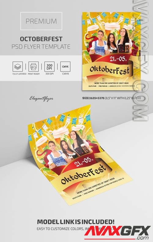 OctoberFest Premium PSD Flyer Template