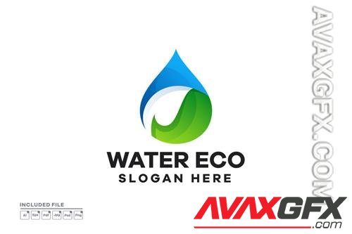 Water Eco Gradient Logo