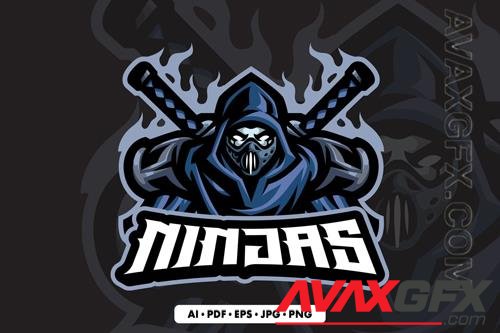 Ninja Mascot logo