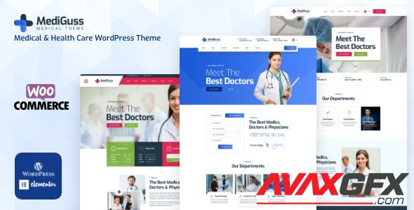 ThemeForest - Mediguss v1.2.0 - Medical Theme - 26240845